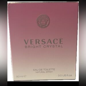VERSACE BRIGHT CRYSTAL Eau De Toilette Spray 3.0 US fl oz New in Box Unsealed